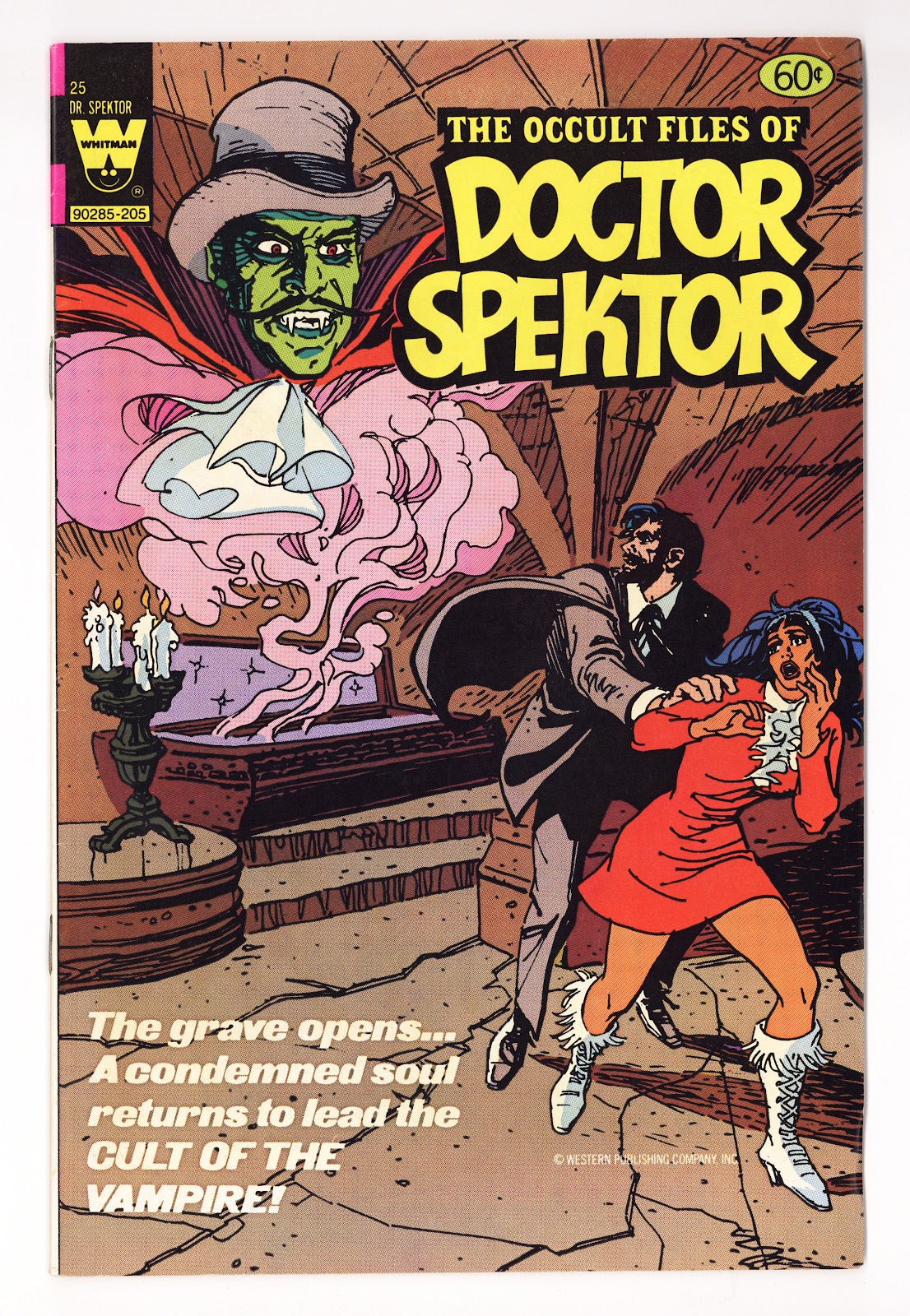 The Occult Files of Dr. Spektor   25  Mid Grade   (1982) Whitman   Variant  