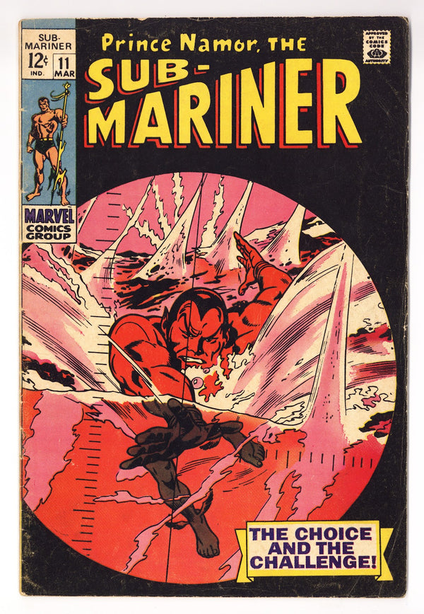 Sub-Mariner Vol 1 11  VG (4.0)   (1969)
