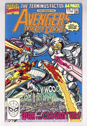 Avengers West Coast Annual Vol 2 5  High Grade   (1990)   Direct