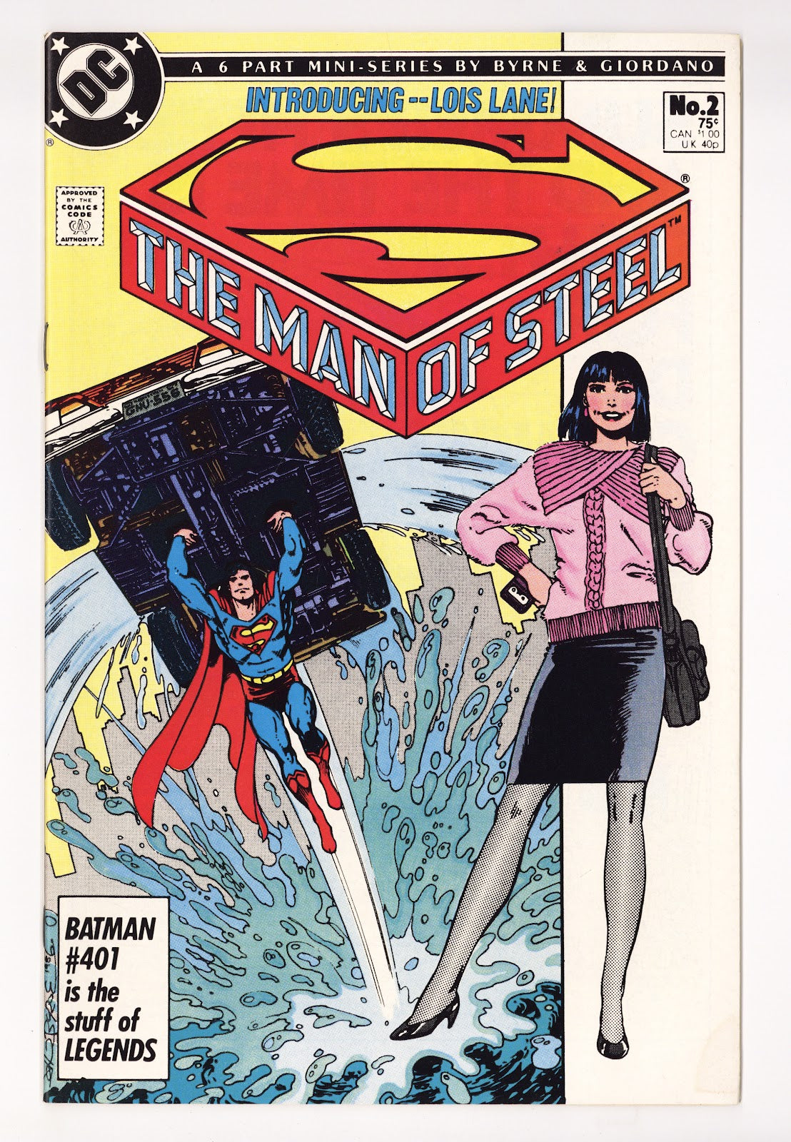 The Man of Steel Vol 1 2  High Grade   (1986)   Direct  