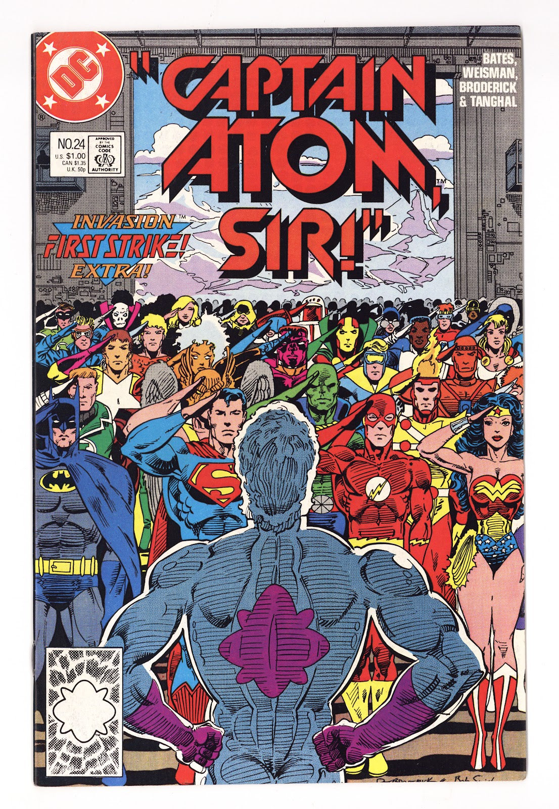 Captain Atom Vol 3 24  High Grade   (1988)     