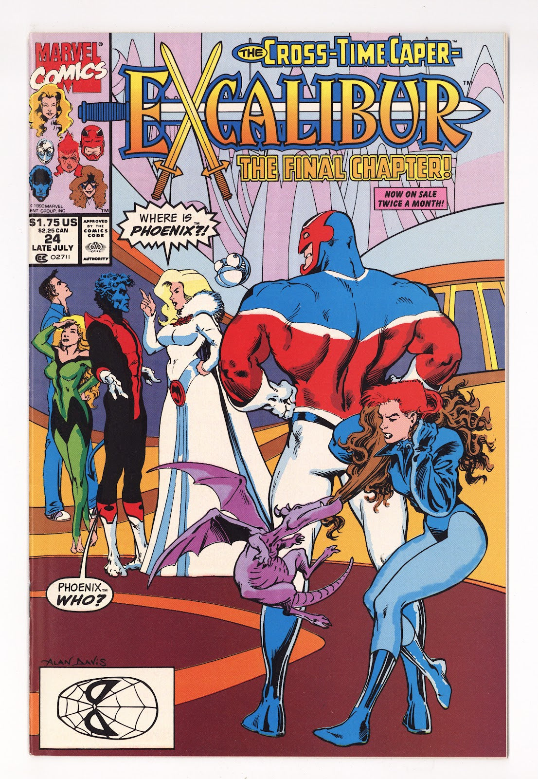 Excalibur Vol 1 24 High Grade (1990) Direct 