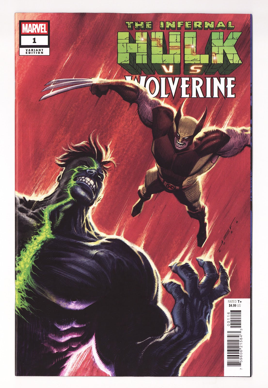 Infernal Hulk Vs. Wolverine  1 Ferreyra  Incentive NM (9.4) NM (9.4) (2026)