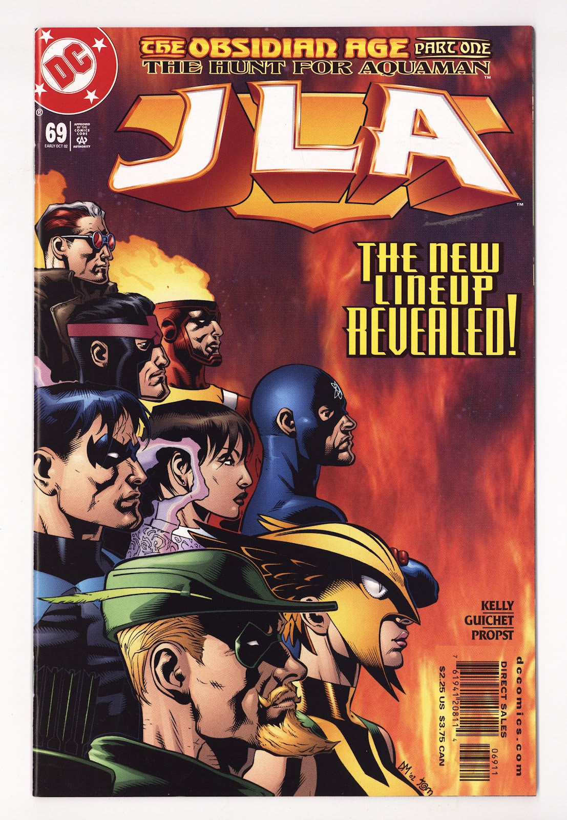 JLA 69 High Grade (2002) Direct Sales 