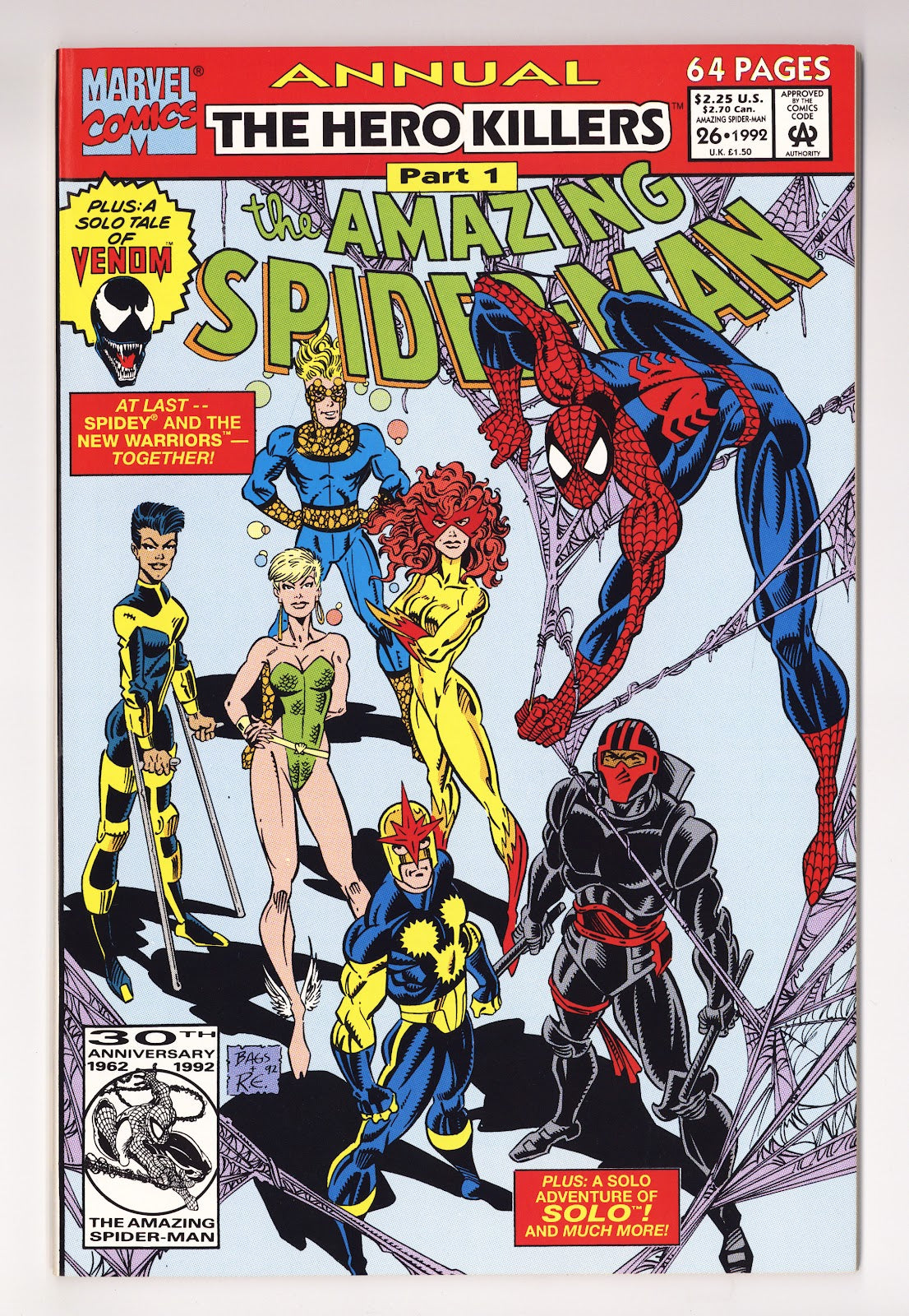 The Amazing Spider-Man Annual Vol 1 26  High Grade   (1992)     