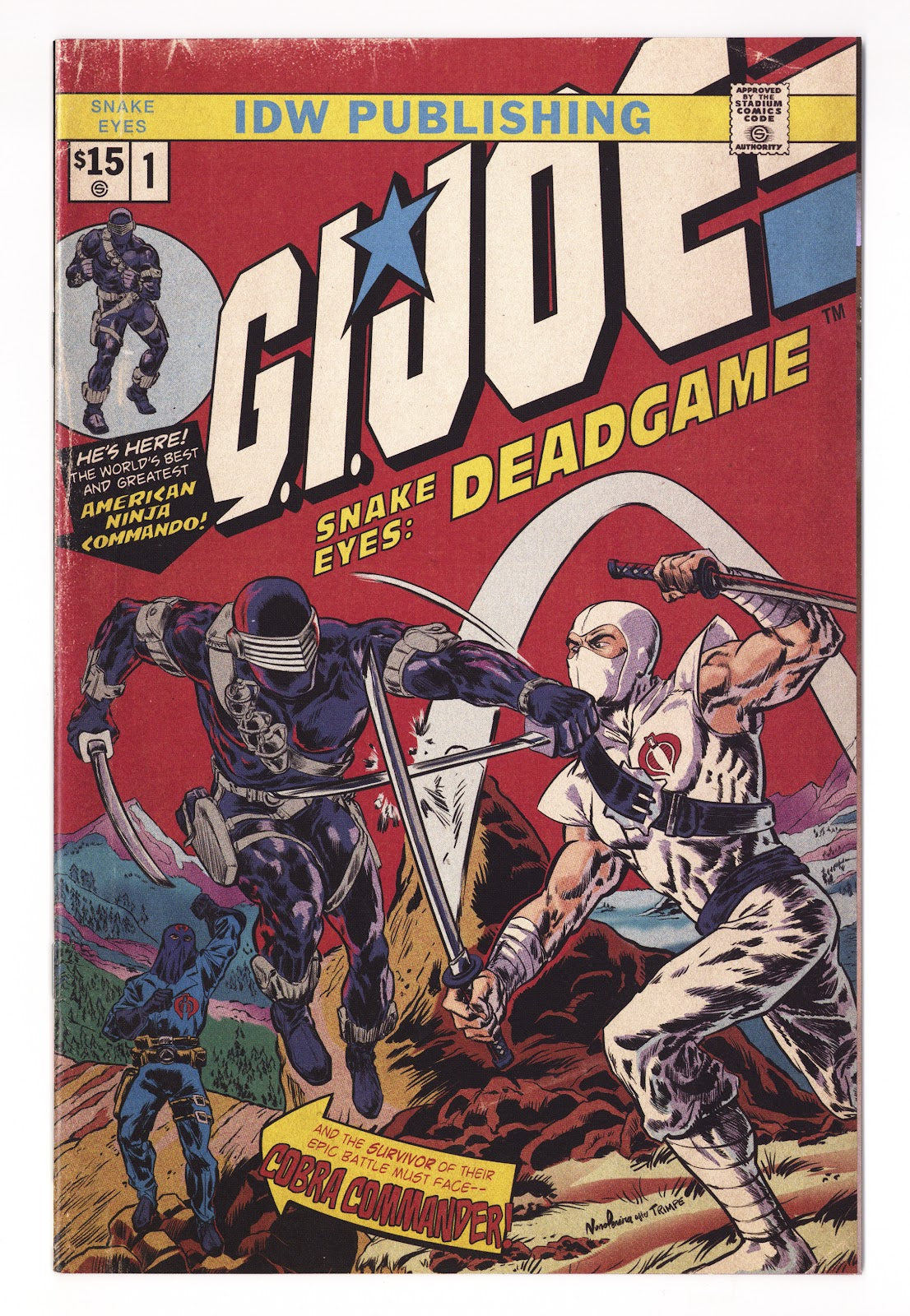 Snake Eyes: Deadgame   1  VF/NM (9.0)   (2020) Homage  Exclusive Variant  