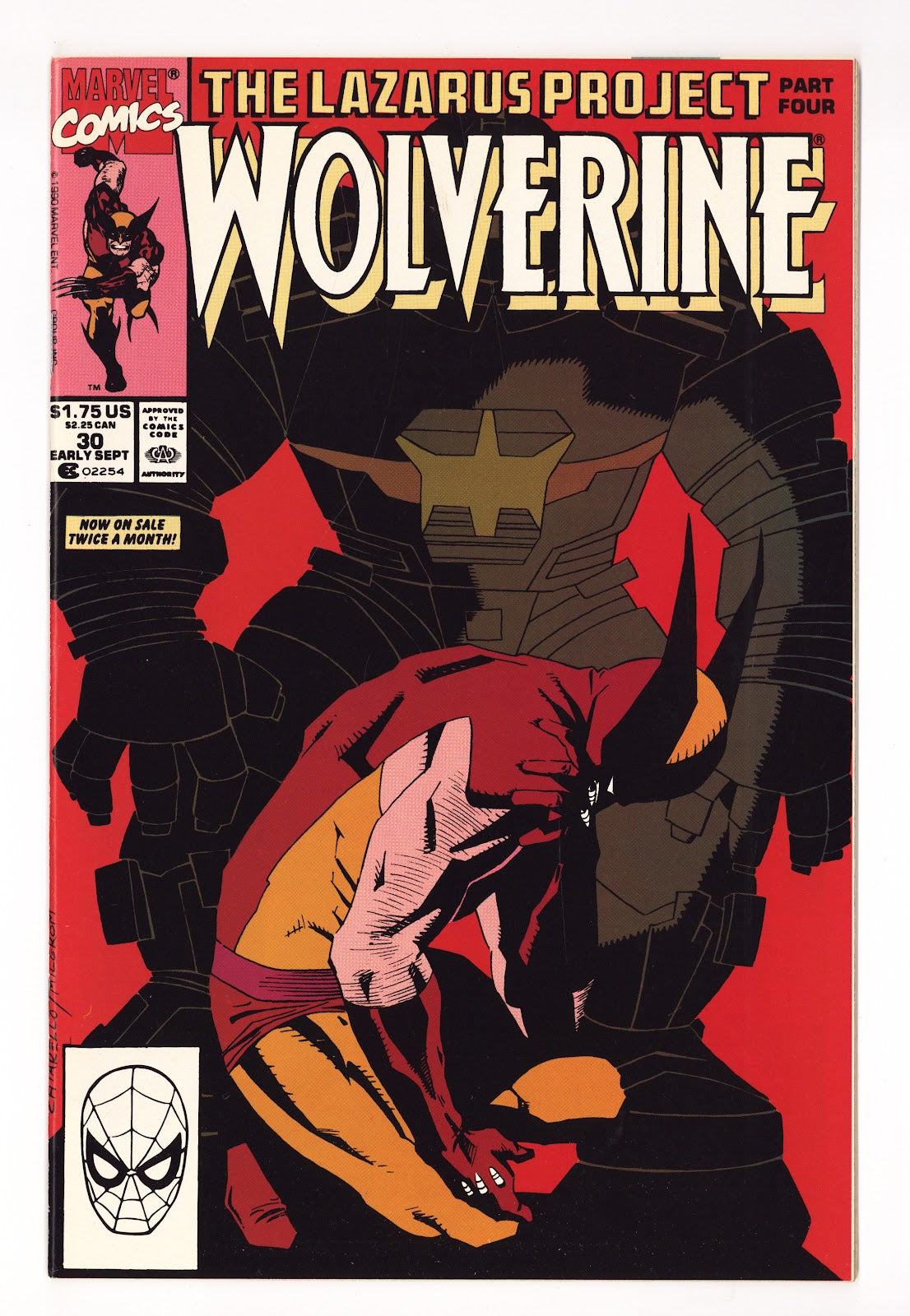 Wolverine Vol 2 30  Mid Grade   (1990)     