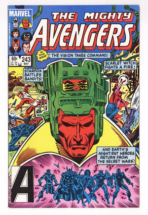 The Avengers Vol 1 243 High Grade (1984)