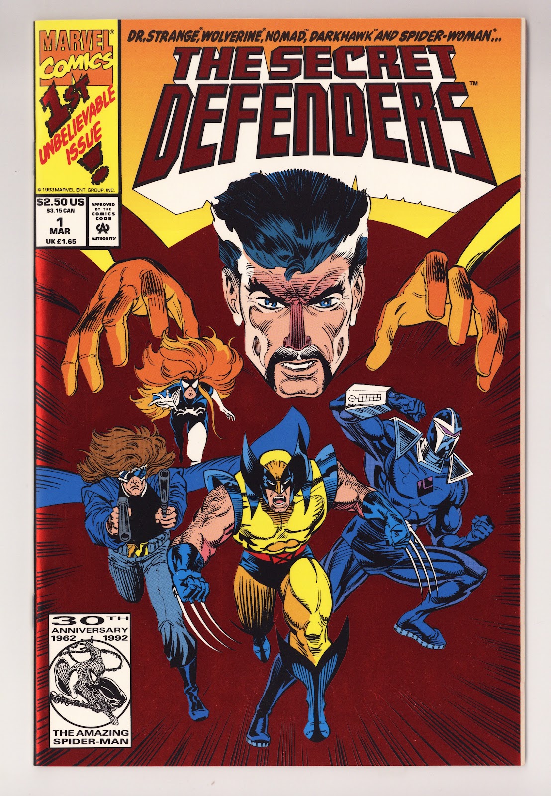 The Secret Defenders Vol 1 1 High Grade (1993) 