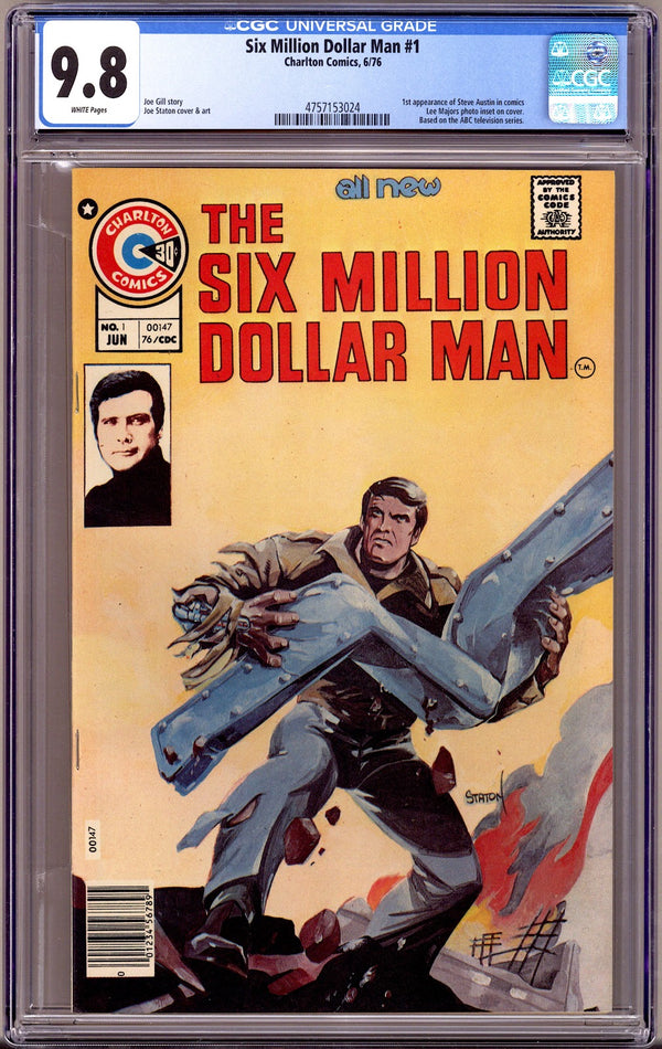 The Six Million Dollar Man   1 CGC 9.8 (NM/M)   (1976)