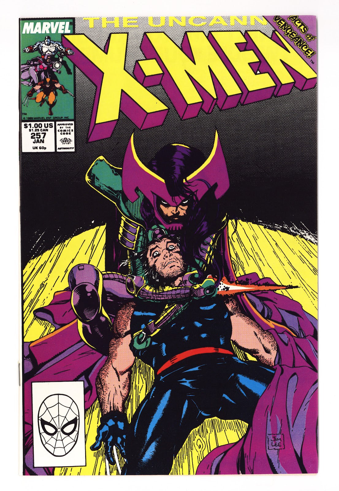 The Uncanny X-Men Vol 1 257  VF/NM (9.0)   (1990)     