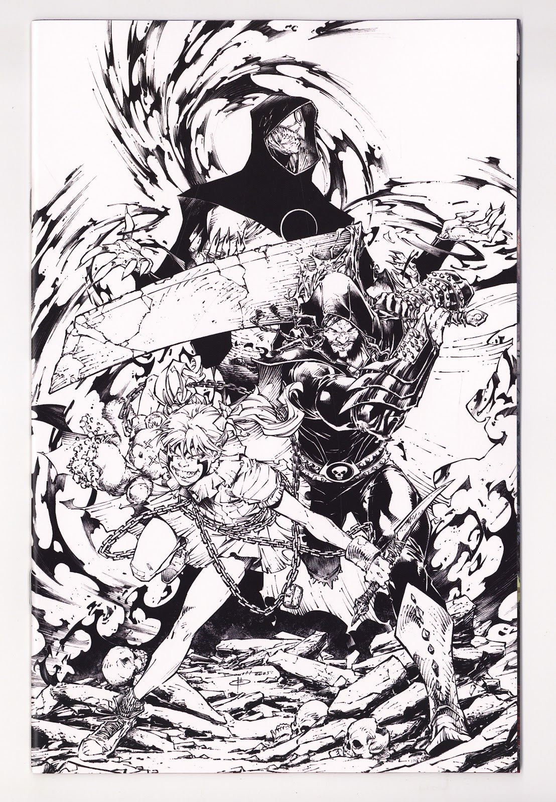 Spawn The Curse Of Sherlee Johnson 6 Booth B&W Virgin Variant (2026)