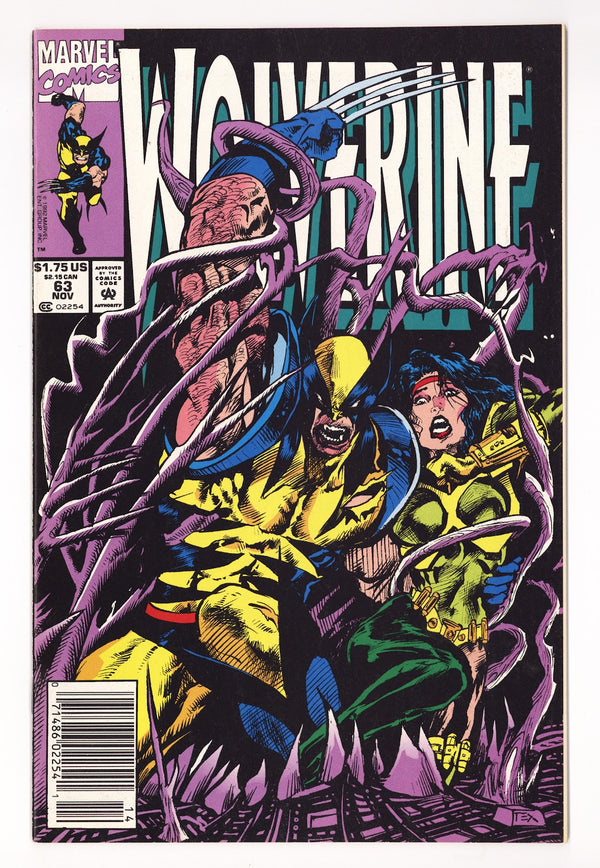 Wolverine Vol 2 63 High Grade (1992) Newsstand
