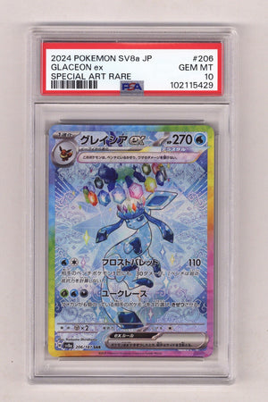 Pokemon Terastal Festival Ex Glaceon Ex PSA 10 (2024)