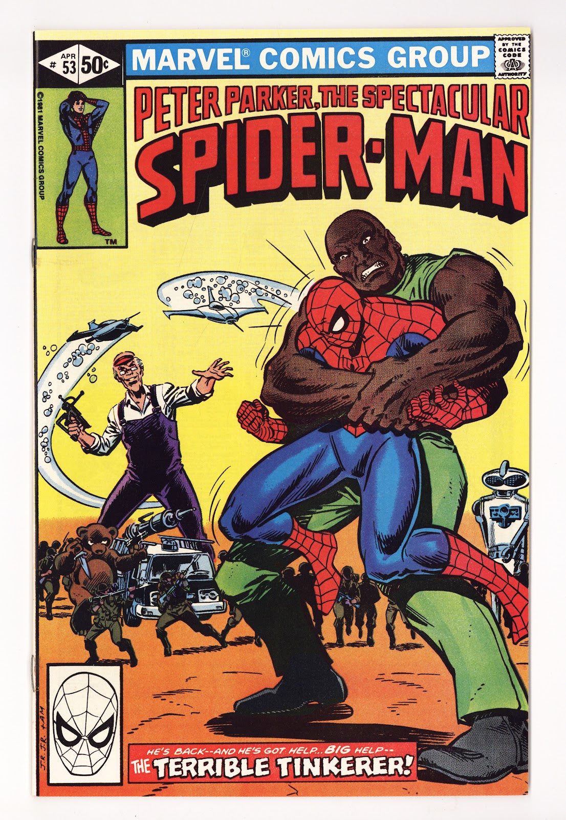 The Spectacular Spider-Man Vol 1 53  High Grade   (1981)     