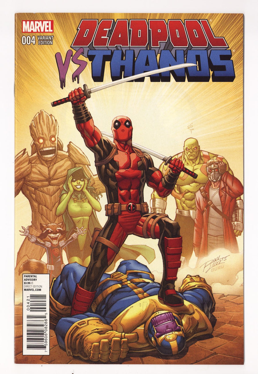 Deadpool vs Thanos   4  High Grade   (2015) Lim    Variant
