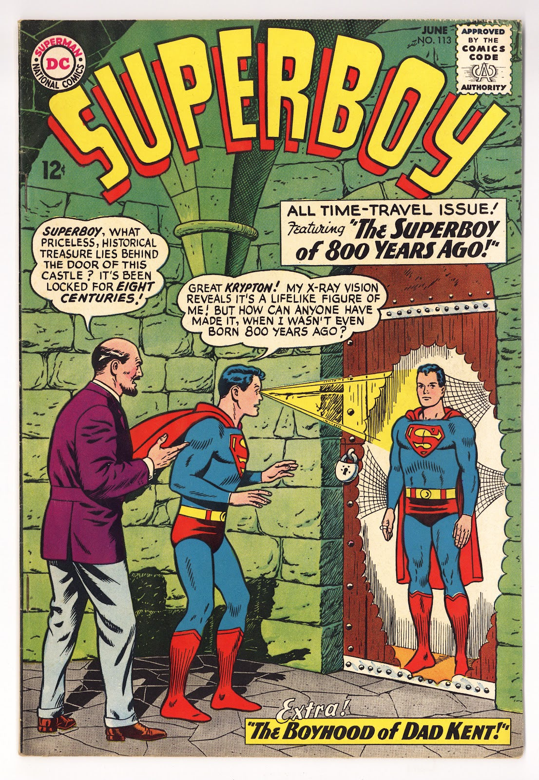 Superboy Vol 1 113  FN+ (6.5)   (1964)     