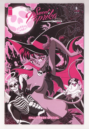 Mirka Andolfos Sweet Paprika Black White & Pink Halloween Special #1 (2026) Albiero Variant