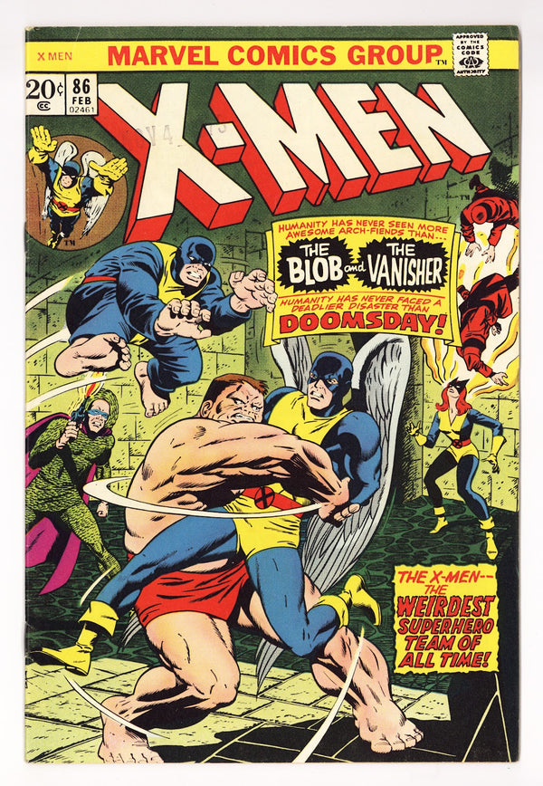 The X-Men Vol 1 86 FN+ (6.5) (1974)