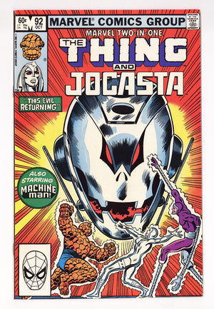 Marvel Two-in-One Vol 1 92  High Grade   (1982)