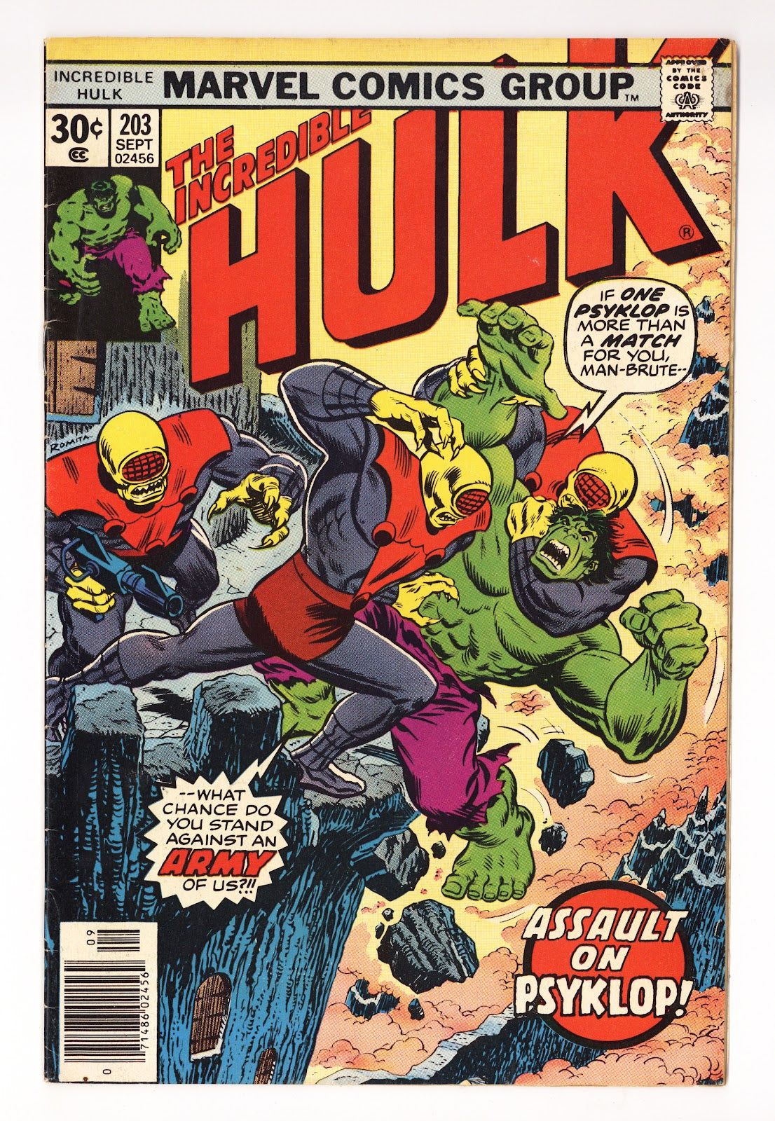 The Incredible Hulk Vol 1 203  Low Grade   (1976)     