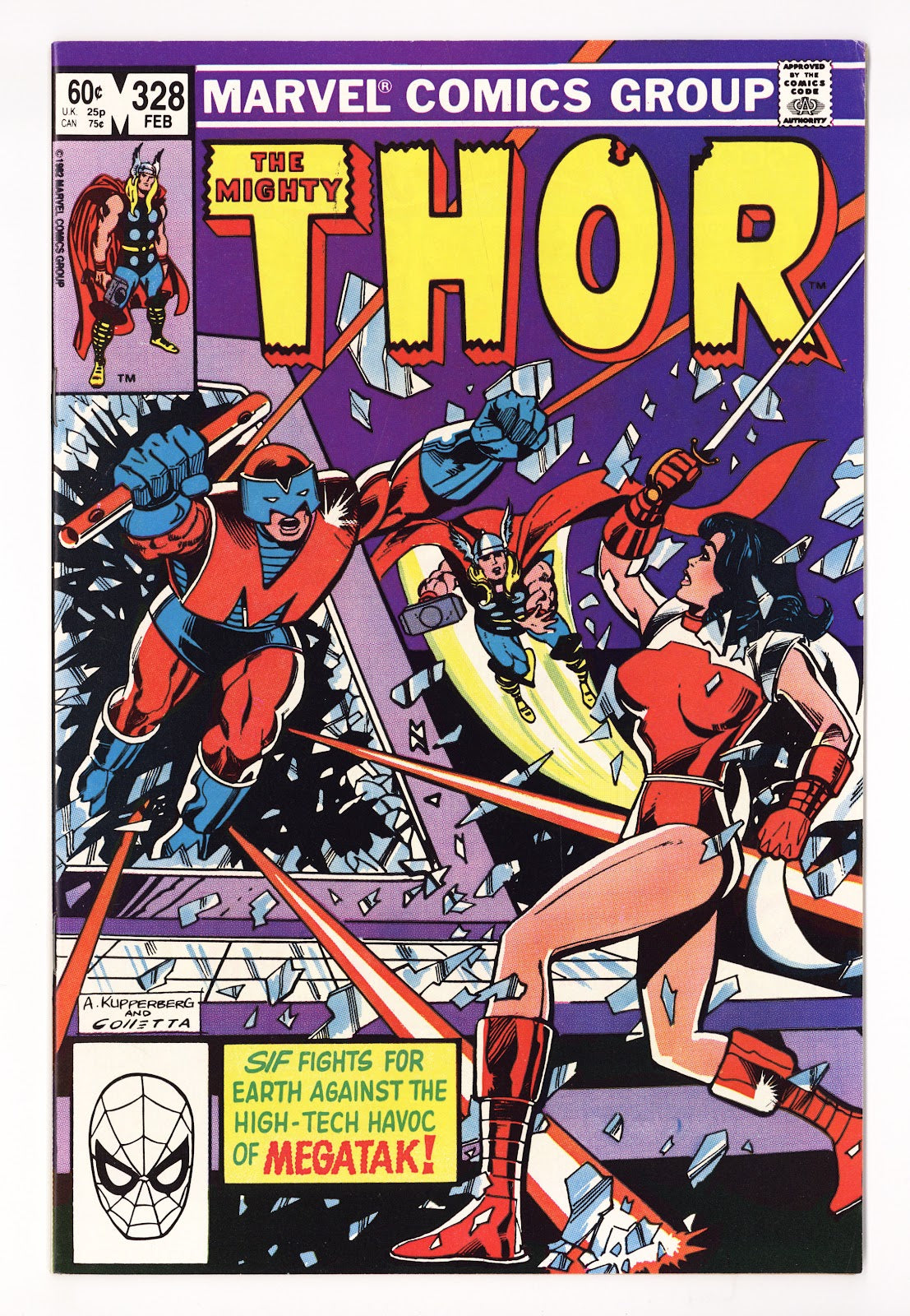 Thor Vol 1 328 High Grade (1983) Direct 