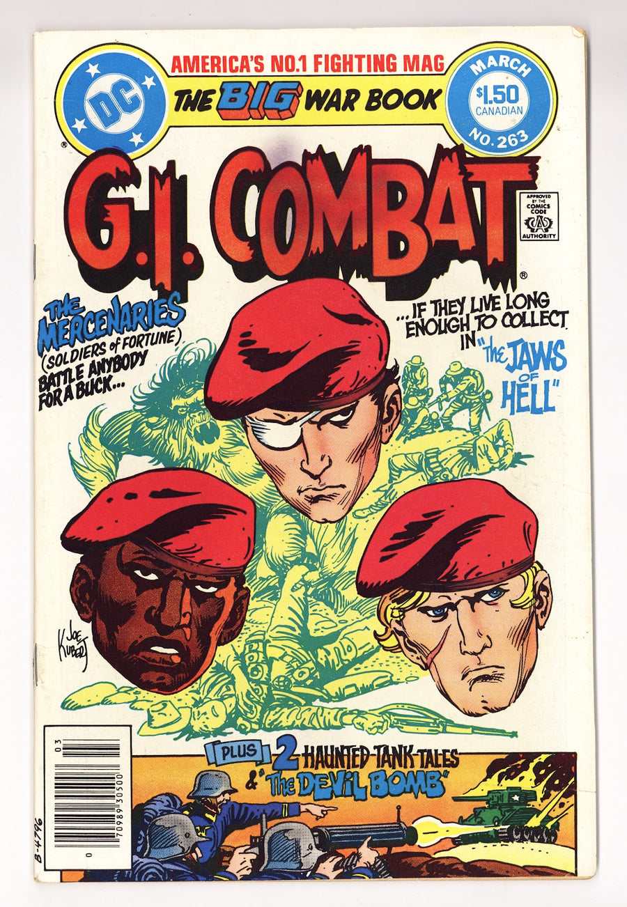 G.I. Combat Vol 1 263  Mid Grade   (1984)   Canadian Price Variant