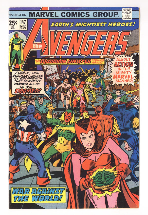 The Avengers Vol 1 147  VF- (7.5)   (1976)   25¢