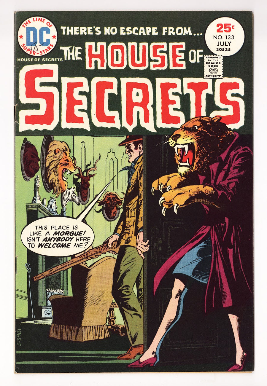 House of Secrets Vol 1 133  VF- (7.5) Apparent, Top Staple Detached  (1975)