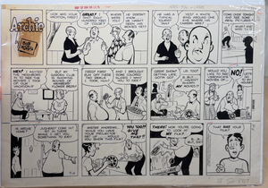 Bob Montana Archie Comic Strip Original Art [nn] (1959)