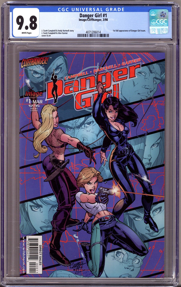 Danger Girl 1 CGC 9.8 (NM/M) (1998)