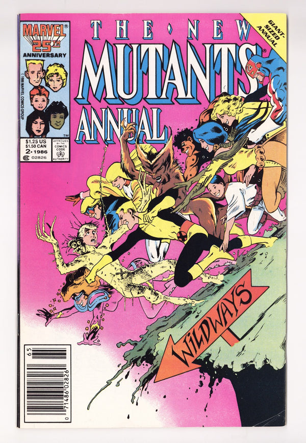 The New Mutants Annual Vol 1 2 FN+ (6.5) (1986) Newsstand