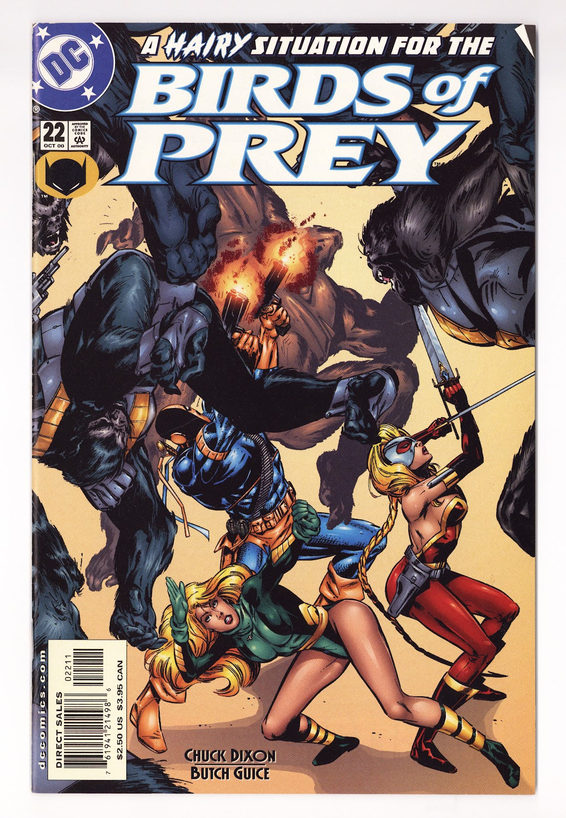 Birds of Prey Vol 1 22 Mid Grade (2000) 