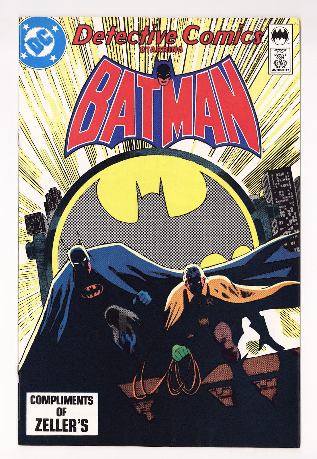 Detective Comics Vol 1 561  VF+ (8.5)   (1988) Zellers  Variant  