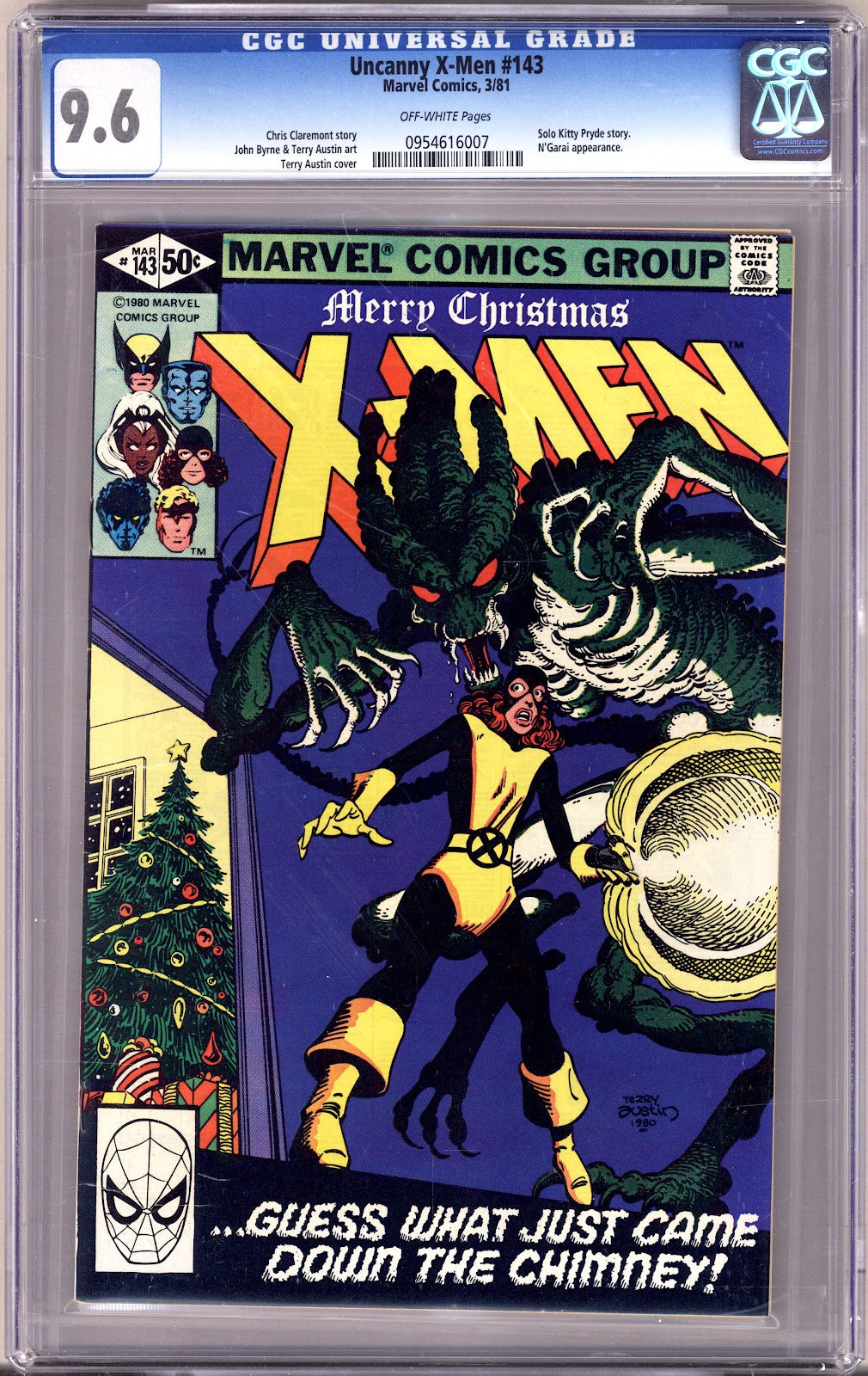 The Uncanny X-Men Vol 1 143 CGC 9.6 (NM+) (1981) 
