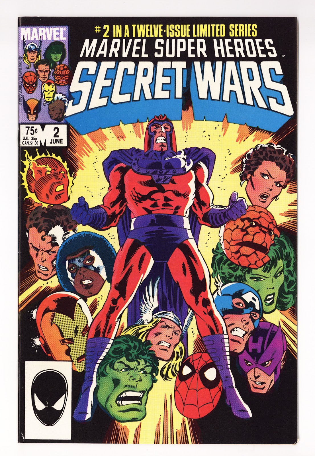 Marvel Super-Heroes Secret Wars Vol 1 2 FN/VF (7.0) (1984) 