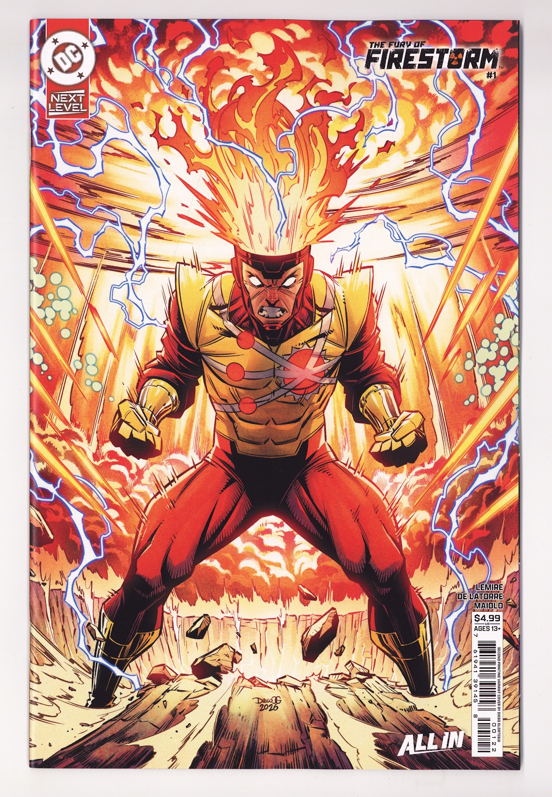 Fury Of Firestorm 1 Olortegui 2nd Print Variant (2026)
