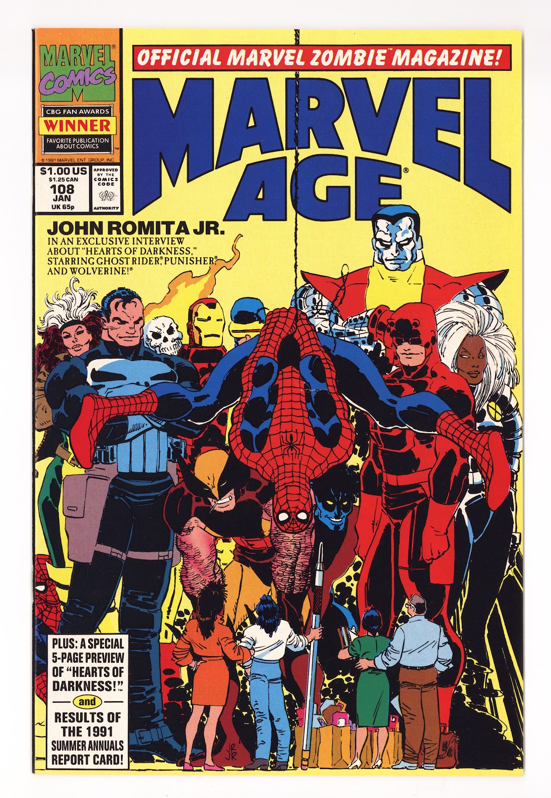 Marvel Age 108 High Grade (1992) 