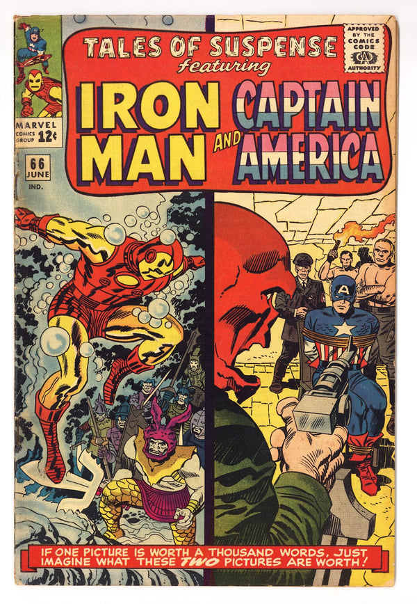Tales of Suspense Vol 1 66  VG+ (4.5)   (1965)