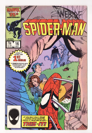 Web of Spider-Man Vol 1 16  Mid Grade   (1986)   Direct