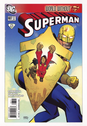 Superman Vol 1 687  High Grade   (2009)   Direct Sales