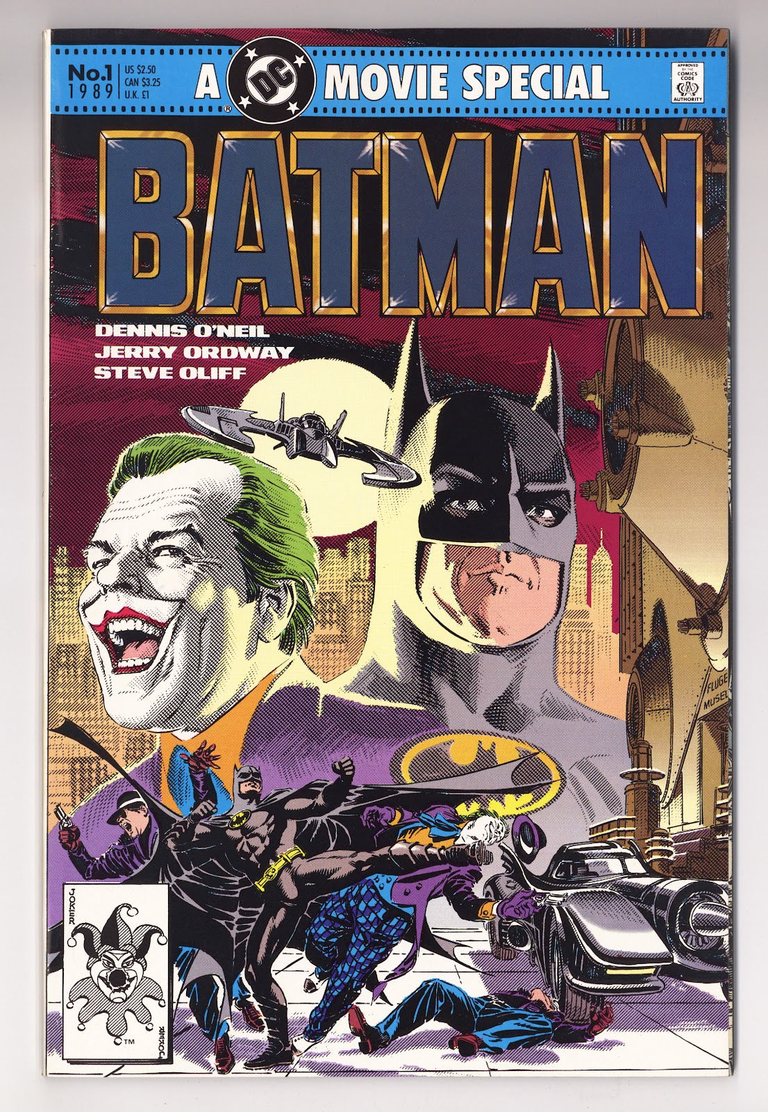 Batman: The Official Comic Adaptation of the Warner Bros. Motion Picture   [nn]  VF- (7.5)   (1989)     