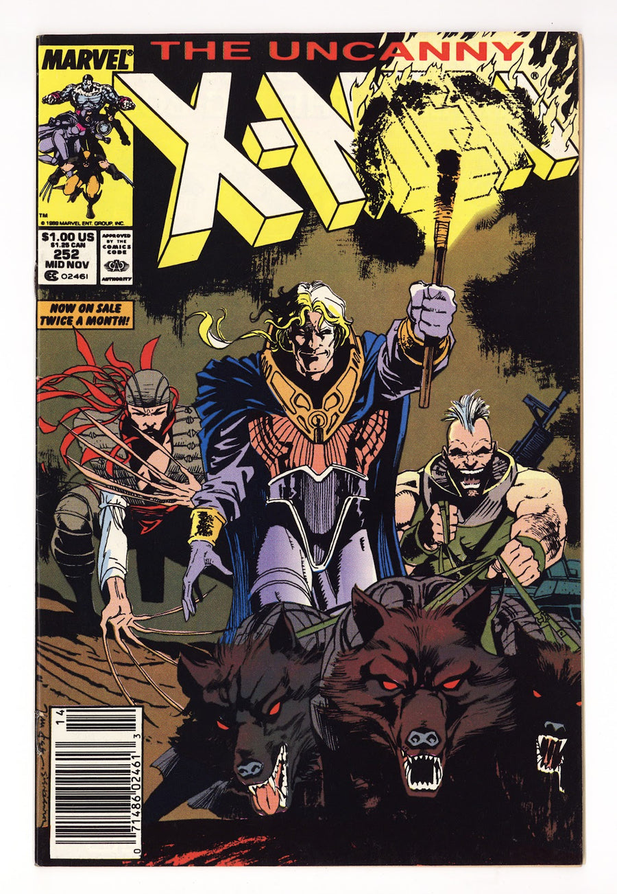 The Uncanny X-Men Vol 1 252  Mid Grade   (1989)   Newsstand
