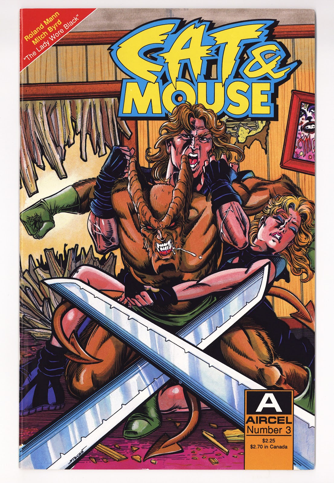 Cat & Mouse Vol 2 3 Mid Grade (1990) 