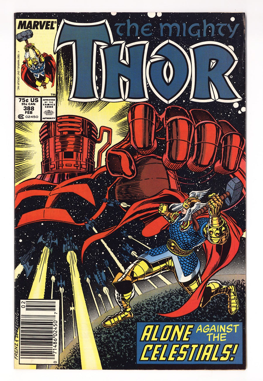 Thor Vol 1 388  Mid Grade   (1988)   Newsstand