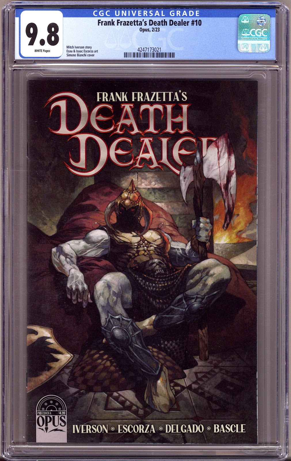 Frank Frazetta's Death Dealer 10 CGC 9.8 (NM/M) (2023) 