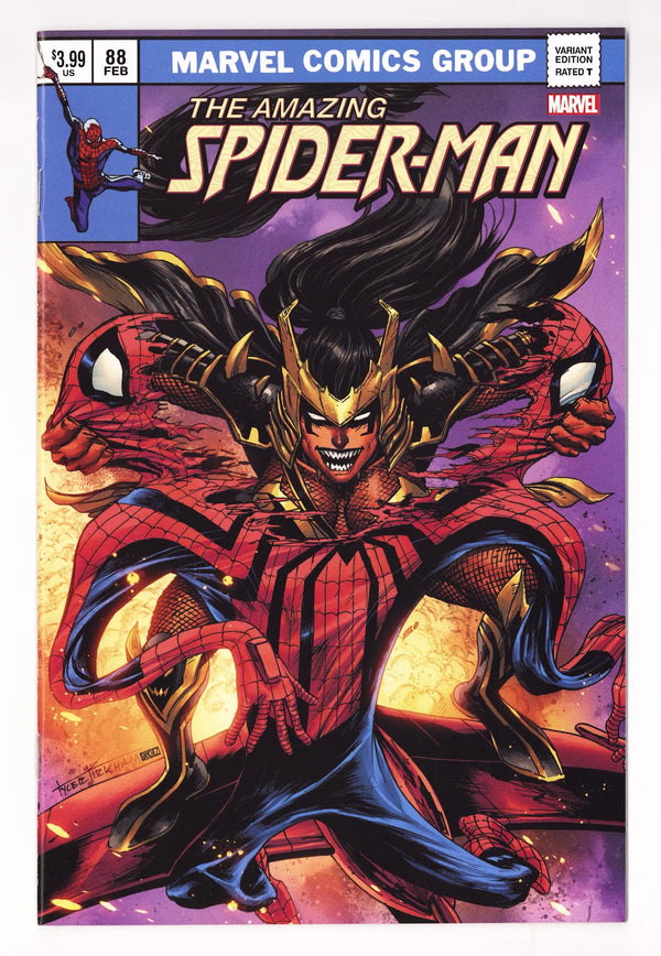 Amazing Spider-Man Vol 5 88 (889) NM- (9.2) (2022) Kirkham Homage Exclusive Variant