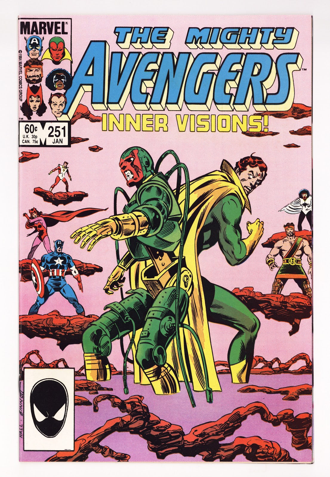 The Avengers Vol 1 251 High Grade (1985) 