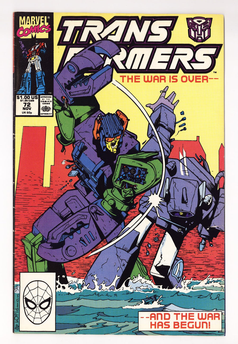 The Transformers Vol 1 72  VG/FN (5.0)   (1990)     