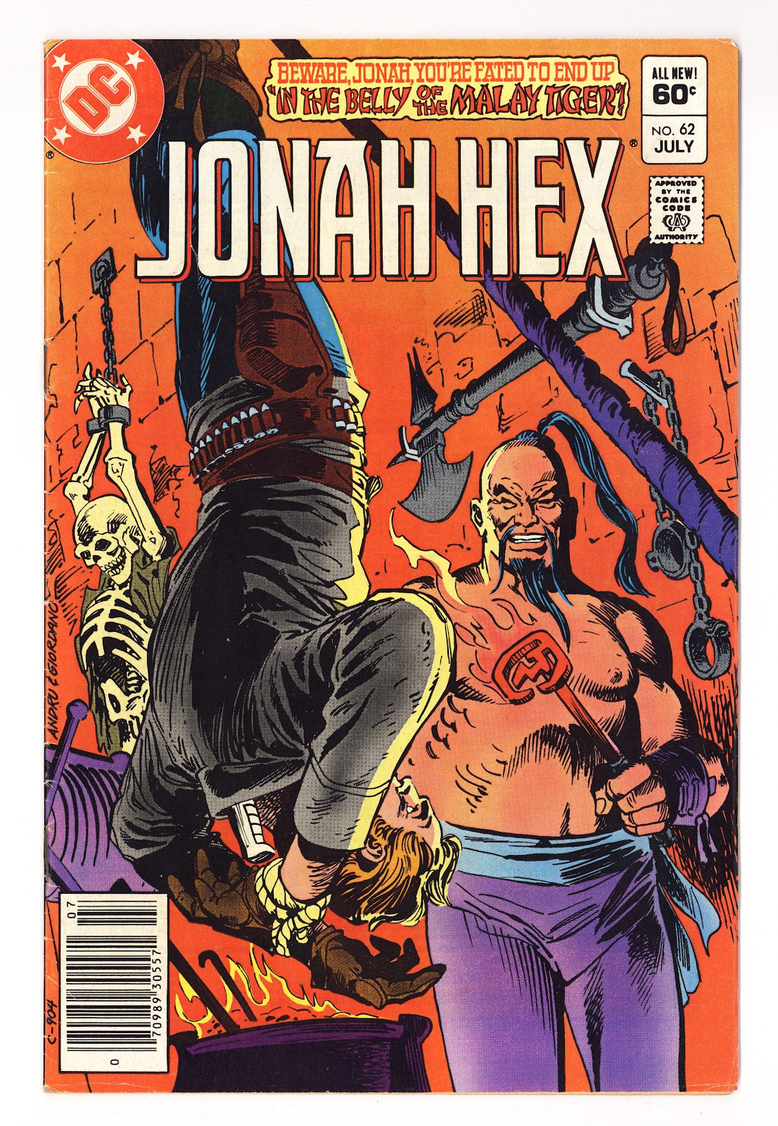 Jonah Hex Vol 1 62  Low Grade   (1982)   Newsstand  